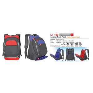 [Laptop Back Pack] Laptop Back Pack (Fully Padded Bag) - LT103